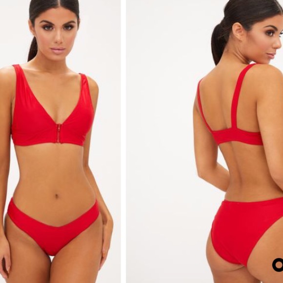 PrettyLittleThing Other - Red Bikini Set